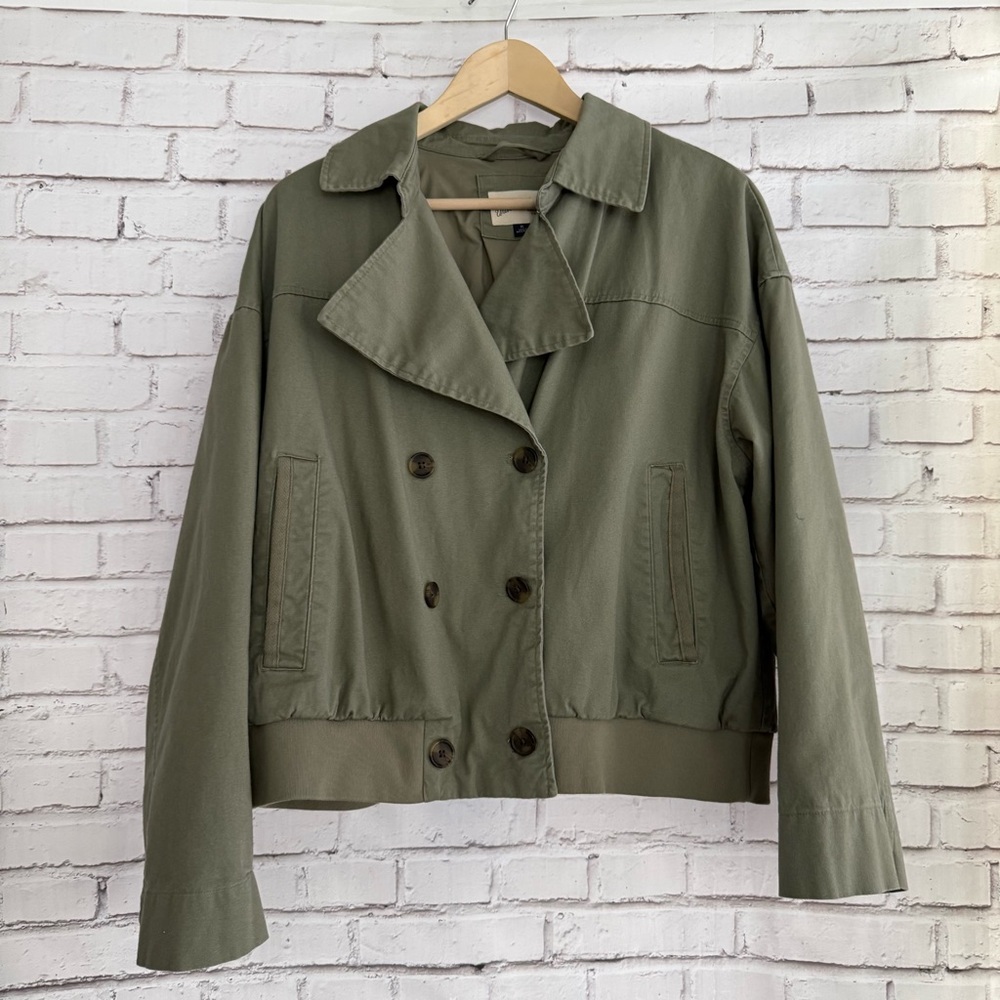 Universal Thread Khaki Double-Breasted Utility Jacket